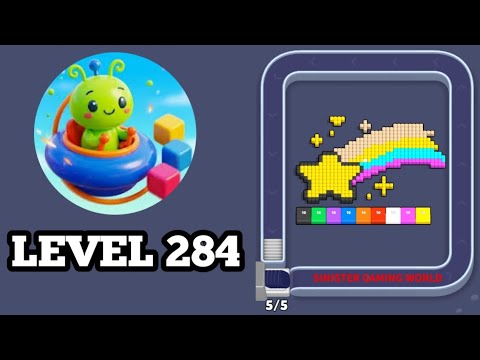 ステージ284の攻略動画を再生